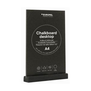 Kreidetafel Tischaufsteller, DIN A4 hoch, schwarz 356266