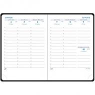 EXACOMPTA Agenda de poche Horizons 15, 2026, Winner assorti 105 x 155 mm, 1 semaine sur 2 pages, couverture synthétique, tranche naturelle, papier blanc, répertoire, assorti en noir, rouge, bleu canard en paquet de 5 pices (15642E), Verpackungseinheit:     5 Stück