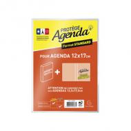 EXACOMPTA Protge-agenda STANDARD, en PVC, translucide adapté  tous les agendas de format 170 x 120 mm (18493E)