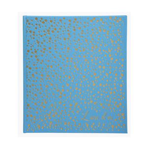 Gästebuch "Plum", türkis / gold 387E