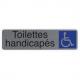 Hinweisschild "Toilettes handicapés" 67161E