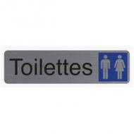 Hinweisschild "Toilettes Dame/Homme"