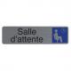 Hinweisschild "Salle dattente" 67166E