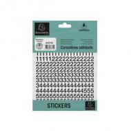 Selbstklebezahlen 0-9, 10 mm