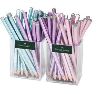 Bleistift Jumbo GRIP SPARKLE, 2er Köcher 111672