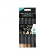 Dreikant-Buntstifte Black Edition Skin Tones, 12er Kartonetui