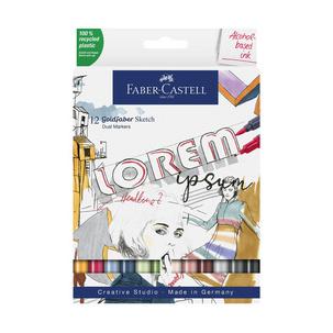 Sketch Marker GOLDFABER, 12er Kartonetui 164712