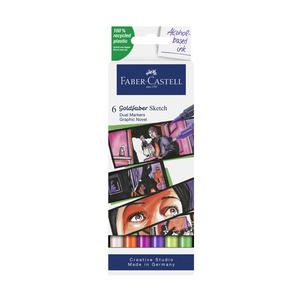 Sketch Marker GOLDFABER, 6er Etui Graphic Novel 164810