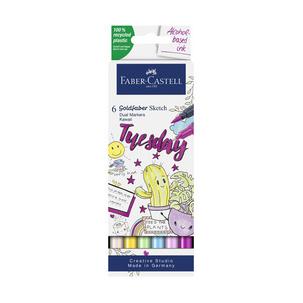 Sketch Marker GOLDFABER, 6er Etui Kawaii 164811