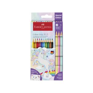 Dreikant-Buntstifte Colour GRIP Einhorn, Kartonetui 10+3 201543