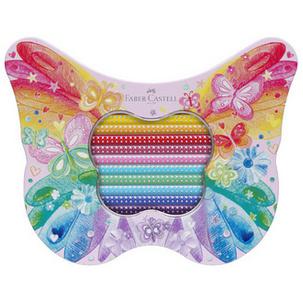 Dreikant-Buntstifte GRIP SPARKLE, Geschenkset Schmetterling 201971