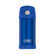Isolier-Trinkflasche FUNTAINER, Uni blau