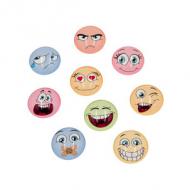 Symbolbild: Haftmagnete mit Gesicht