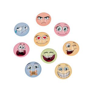 Symbolbild: Haftmagnete mit Gesicht 200 1015172