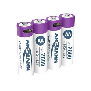 Li-Ion Akku Mignon AA mit USB-C Kupplung 1312-0036