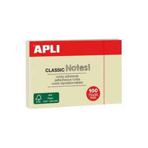 Haftnotizen "CLASSIC Notes!", 75 x 50 mm, gelb  10975