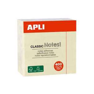 Haftnotiz-Würfel "CLASSIC Notes!", 75 x 75 mm, gelb 11597