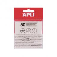 Haftnotizen, 75 x 75 mm, farblos transparent