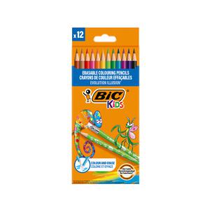 Buntstift EVOLUTION ILLUSION, radierbar, 12er Kartonetui 9878681