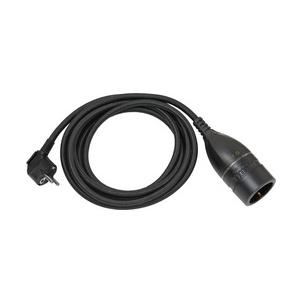 Verlängerungskabel mit Drehschalter, schwarz  1161830030