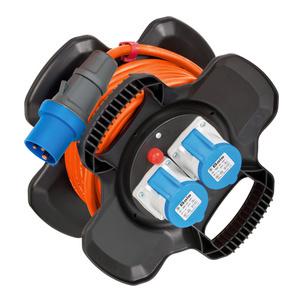 Gummi-Kabelhaspel X-Gum, 2 CEE Steckdosen 1169730101