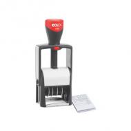 COLOP Stativ-Datumstempel Classic 2160 / RL ----------------- für den Markt: FR -----------------------französische Monate in Buchstaben, robuster Metallrahmen, mit austauschbaren Textzeilen: "RECU le, REP: , PAYÉ le, PAR: ., COMPTABILISE le, SAISIE le", Datumgröße: 24 x 41mm (106512)