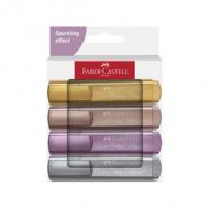 Textmarker TEXTLINER 46 METALLIC, 4er Kartonetui