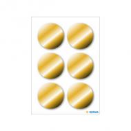 rund, 32 mm, gold
