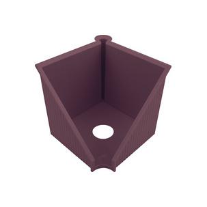 Zettelbox "the green cube line", rot H6604034