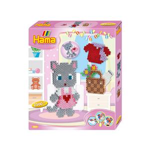 Bügelperlen midi "Anziehkatze", Geschenkpackung 3254