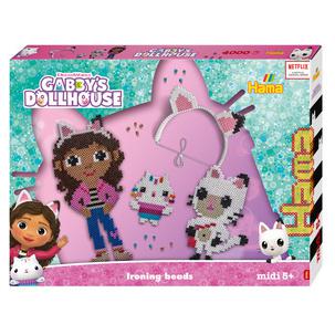 Bügelperlen midi "Gabbys Dollhouse", große Geschenkpackung 7918