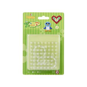 Stiftplatten maxi "Quadrat, Herz", im Blister 8277