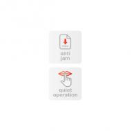 HSM Aktenvernichter shredstar X12pro, Partikel: 2 x 15 mm Schnittleistung: 12 Blatt (80 g / qm), Auffangvolumen: 26 L Sicherheitsstufe: E-2 / F-2 / O-1 / P-5 / T-2, Eingabebreite: 230 mm Maße: (B)390 x (T)300 x (H)595 mm, Gewicht: 14,45 kg mit separatem CD-Schneidwerk, Farbe: weiß / silber (1033.121)