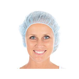 Symbolbild: PP-Baretthaube Bettina, blau 1260