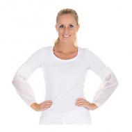 Symbolbild: PE-Ärmelschoner Light, weiß