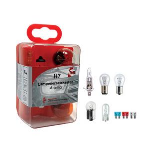 KFZ-Lampenersatzkasten H7, 8-teilig 019367