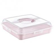 Kuchenhaube/Partybutler "enrico", nordic-pink / transparent
