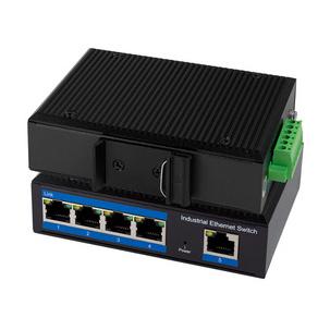 Industrial Gigabit Ethernet POE Switch, 5-Port, Unmanaged NS202P