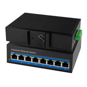 Industrial Gigabit Ethernet Switch, 8-Port, Unmanaged NS203