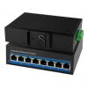 Industrial Gigabit Ethernet PoE Switch, 8-Port, Unmanaged
