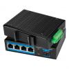 Industrial Gigabit Ethernet Switch, 4-Port, Unmanaged