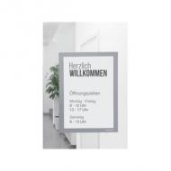 magnetoplan Magnetrahmen magnetofix, DIN A4, grün aufklappbarer, doppelseitiger Inforahmen, selbstklebend, rückstandslos ablösbar, Dokumentenwechsel durch umlaufenden Magnetverschluss, im Hoch- und Querformat einsetzbar beinhaltet: 2 Stück (1131905)