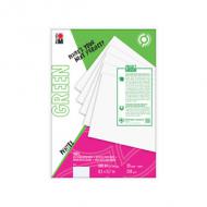 GREEN Malblock Recyclingpapier weiß