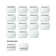 Druckmuster - vordefinierte Texte