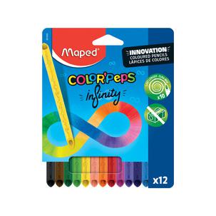 Dreikant-Buntstift COLORPEPS INFINITY, 12er Kartonetui 861603