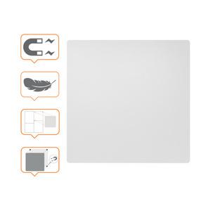 Weißwandtafel, rahmenlos, (B)450 x (H)450 mm 1915656