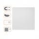 Weißwandtafel, rahmenlos, (B)450 x (H)600 mm 1915656