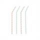 Papier-Trinkhalme "Stripes" 88331