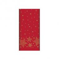 Weihnachts-Tischdecke "Christmas Shine", rot