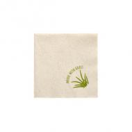 Cocktail-Serviette, 240 x 240 mm - mit Grasanteil